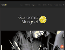 Tablet Screenshot of goudsmidmargriet.com
